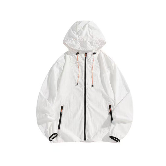 Herren Leichte Outdoorjacke mit Kapuze und praktischen Reißverschlusstaschen Nord Taschen