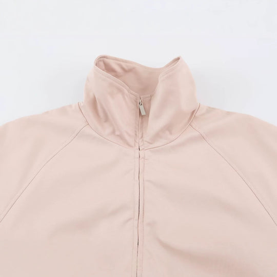 Damen Boxy Kurzblouson mit hohem Stehkragen und Reißverschluss Nord Taschen
