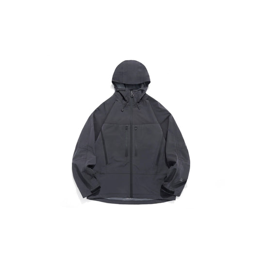 Unisex Technische Kapuzen-Outdoorjacke mit getapten Reißverschlüssen Nord Taschen