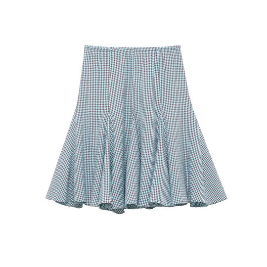 Damen Zarte Langarm‑Bluse aus Crinkle‑Chiffon mit tiefem V‑Ausschnitt, Smok‑Taille und Volantsaum Nord Taschen