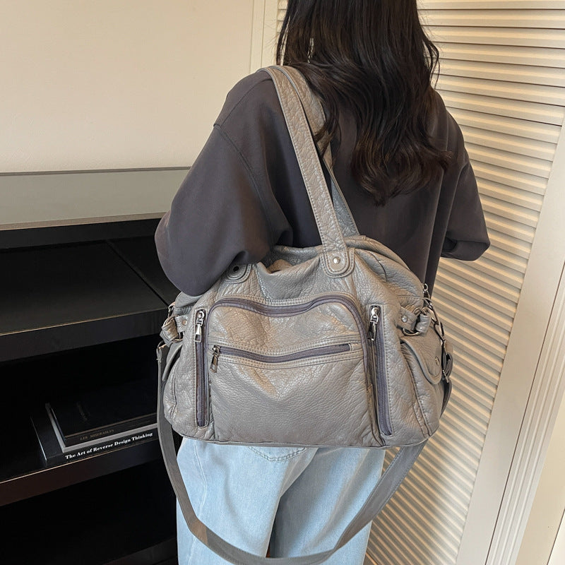 Damen Hobo-Tasche mit großzügigem Stauraum und praktischen Reißverschlussfächern Nord Taschen