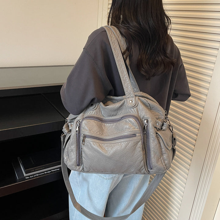 Damen Hobo-Tasche mit großzügigem Stauraum und praktischen Reißverschlussfächern Nord Taschen
