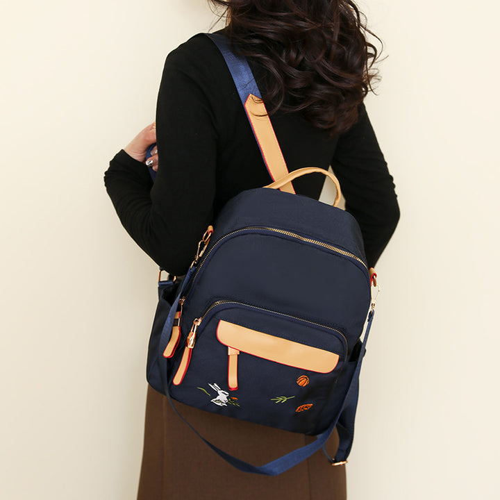 Damen Rucksack mit niedlichen Stickereien Nord Taschen