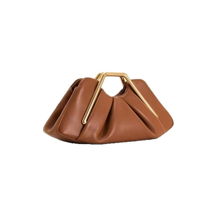 Damen Designer Clutch mit innovativem Drapé Nord Taschen