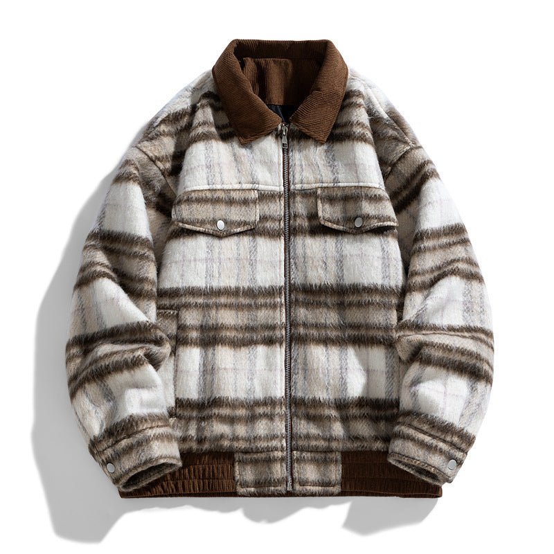 Herren Gemütliche Karojacke Nord Taschen