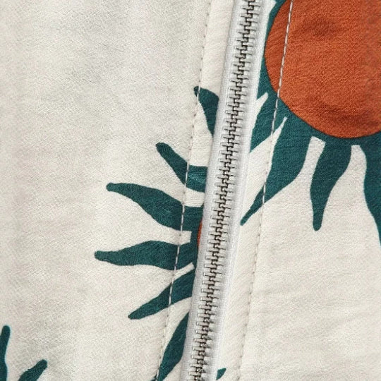 Damen Kurzblouson aus Kunstleder mit doppelreihiger Knopfleiste und Schultercape Nord Taschen