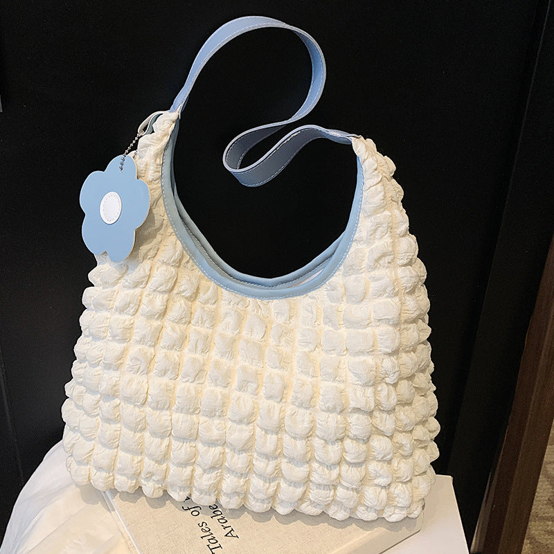 Damen Hobo-Tasche aus strukturiertem Material mit praktischen Fächern Nord Taschen