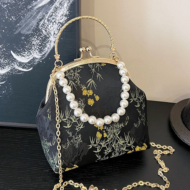Damen elegante Handtasche mit floralem Design Nord Taschen