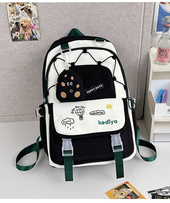 Damen Rucksack mit kreativem Motiv und multifunktionalen Fächern Nord Taschen