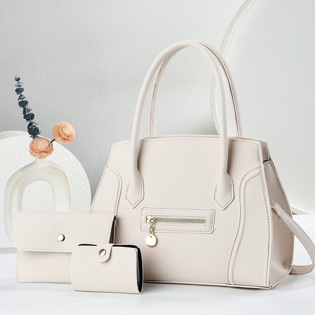 Damen elegante Handtasche mit praktischem Wallet-Set Nord Taschen