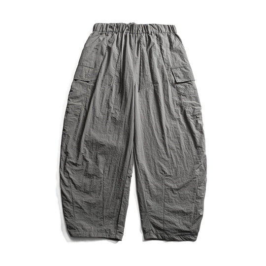 Herren Leichte Crinkle‑Optik Cargo‑Jogginghose mit elastischem Bund und Kordelzug Nord Taschen