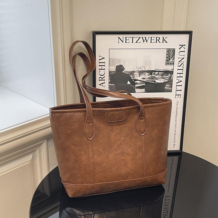 Damen Tragetasche aus hochwertigem Kunstleder mit eleganter Struktur Nord Taschen