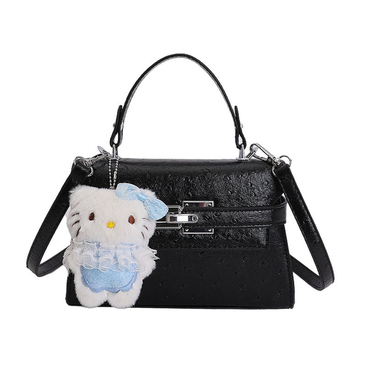Damen Handtasche im eleganten Design mit niedlichem Anhänger Nord Taschen