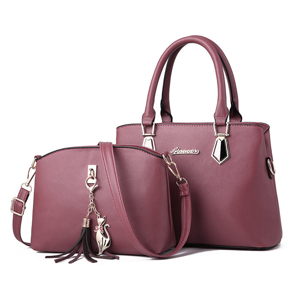 Damen modische Handtasche mit zusätzlicher Clutch Nord Taschen