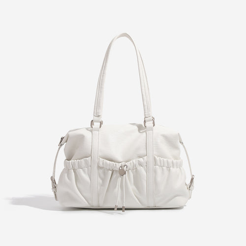 Damen Umhängetasche mit reflektierendem Kordelzug und weichem Obermaterial Nord Taschen
