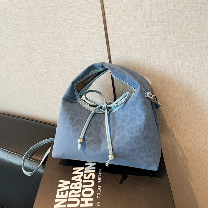 Damen Hobo-Tasche mit elegantem Leopardenmuster und praktischen Tragegriffen Nord Taschen