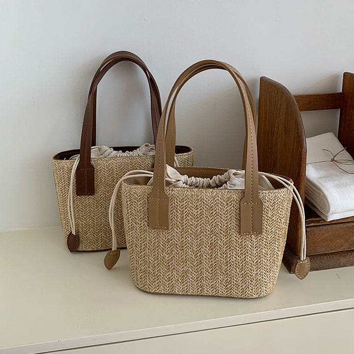 Damen Strandtasche mit geflochtenem Design und abnehmbarem Innenbeutel Nord Taschen