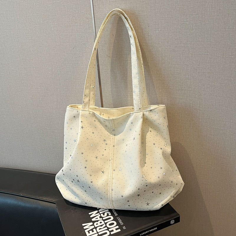 Damen Tragetasche mit funkelndem Sternenmuster Nord Taschen