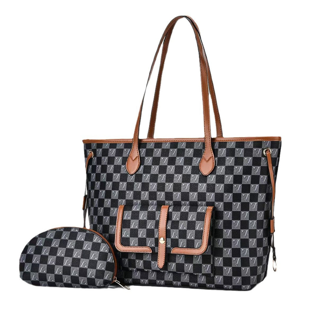 Damen geräumige Handtasche mit praktischer Klapptasche Nord Taschen