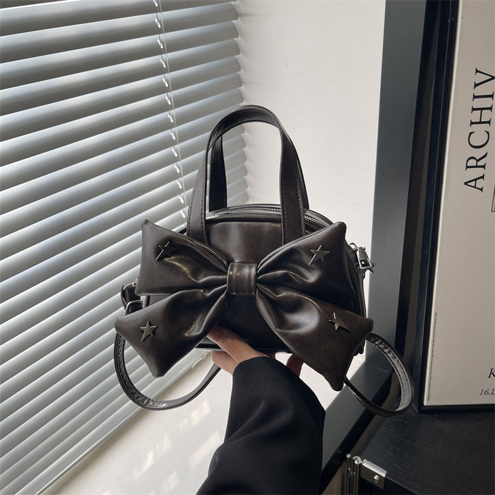 Damen Designer Handtasche mit verspieltem Schleifenakzent Nord Taschen