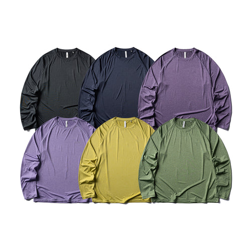 Unisex Langarmshirt aus leichtem Jersey mit Raglanärmeln Nord Taschen