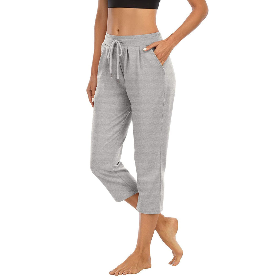 Damen bequeme Freizeithose mit elastischem Bund und seitlichen Taschen Nord Taschen