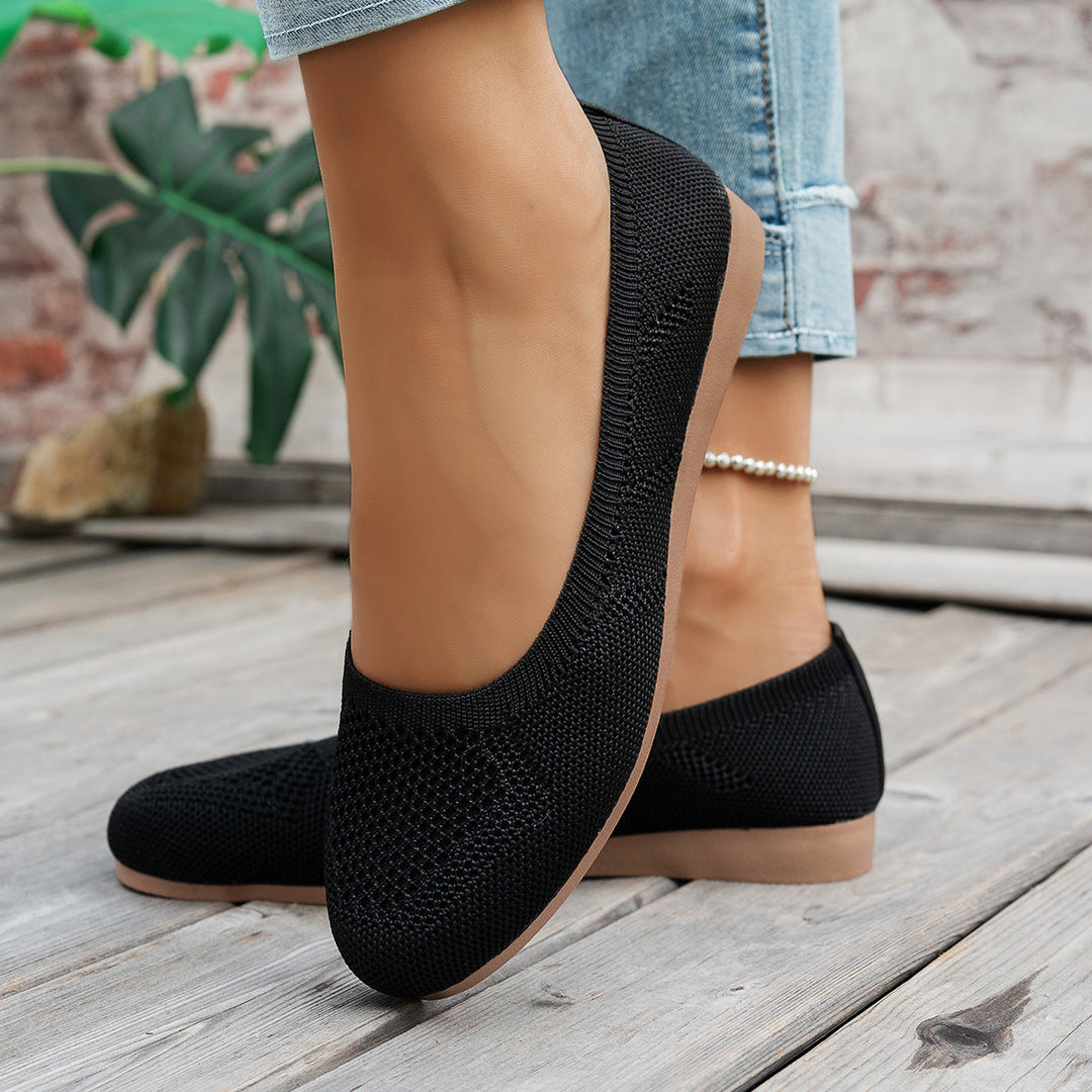 Damen atmungsaktive Ballerinas mit flexiblem Fußbett Nord Taschen