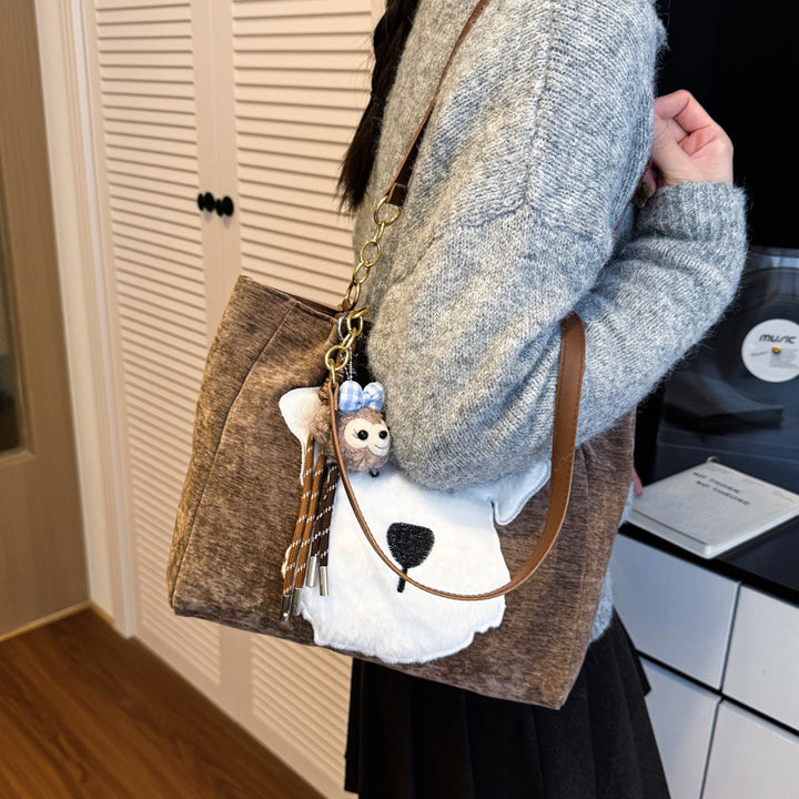 Damen Hobo-Tasche mit verspieltem Tiermotiv Nord Taschen