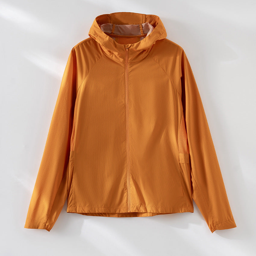 Damen ultraleichte Kapuzen-Schutzjacke aus Ripstop mit durchgehendem Reißverschluss Nord Taschen