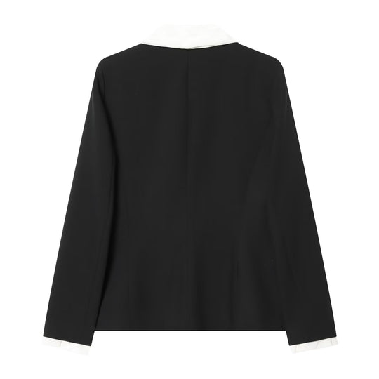 Damen Weite High‑Waist-Hose mit elastischem Bund, Bügelfalte und Seitentaschen Nord Taschen
