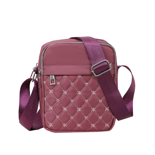 Damen multifunktionale Umhängetasche mit gestepptem Design Nord Taschen