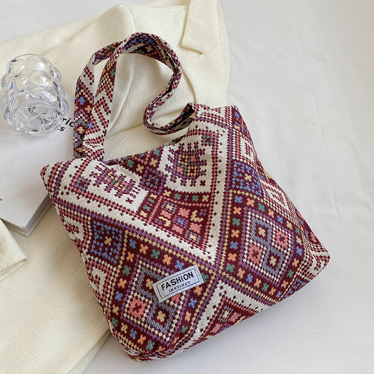 Damen Hobo-Tasche mit hochwertigem gewebtem Design Nord Taschen