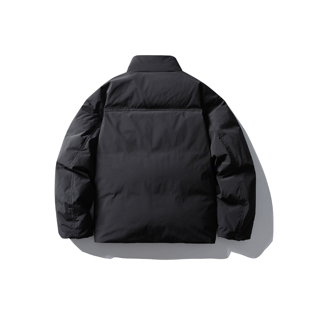 Herren Boxy Thermo-Isolationsjacke mit hohem Stehkragen und minimalistischer Außenhülle Nord Taschen