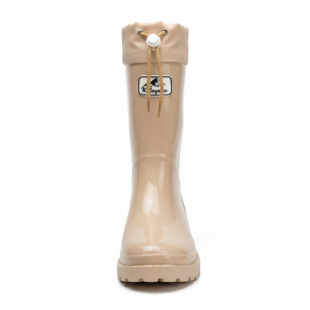 Damen Hochwertige und Stylische Gummistiefel mit Verstellbarem Schnürsystem Nord Taschen