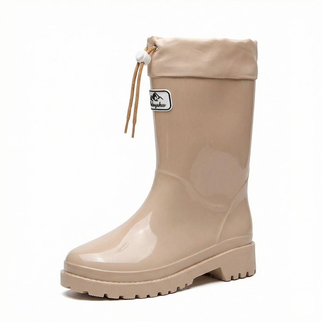 Damen Hochwertige und Stylische Gummistiefel mit Verstellbarem Schnürsystem Nord Taschen