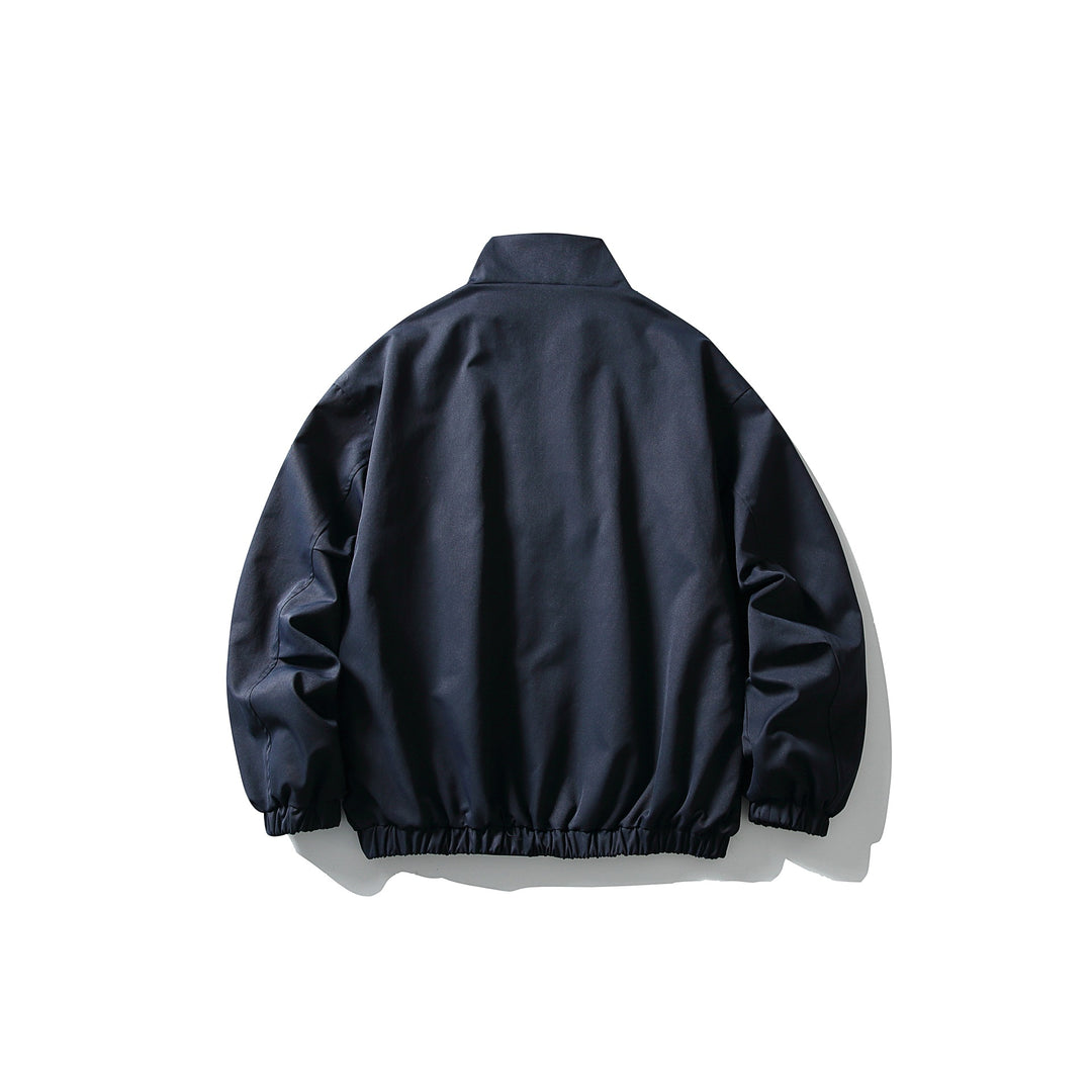 Herren Tech-Bomberjacke im Workwear-Stil mit hohem Stehkragen und elastischem Saum Nord Taschen