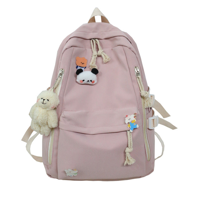 Damen Rucksack mit niedlichen Applikationen und vielseitigen Fächern Nord Taschen