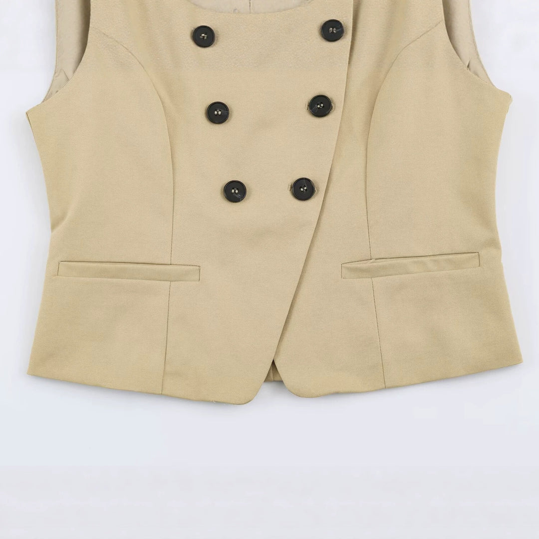 Damen Kurztaillierter Blouson mit hohem Funnelkragen und Tunnelzugtaillierung Nord Taschen