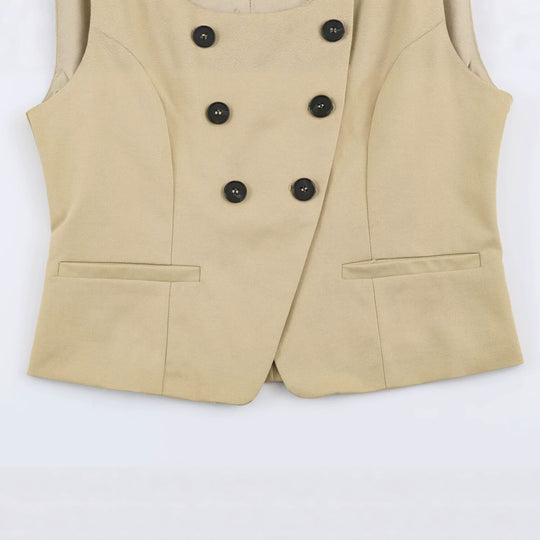 Damen Kurztaillierter Blouson mit hohem Funnelkragen und Tunnelzugtaillierung Nord Taschen