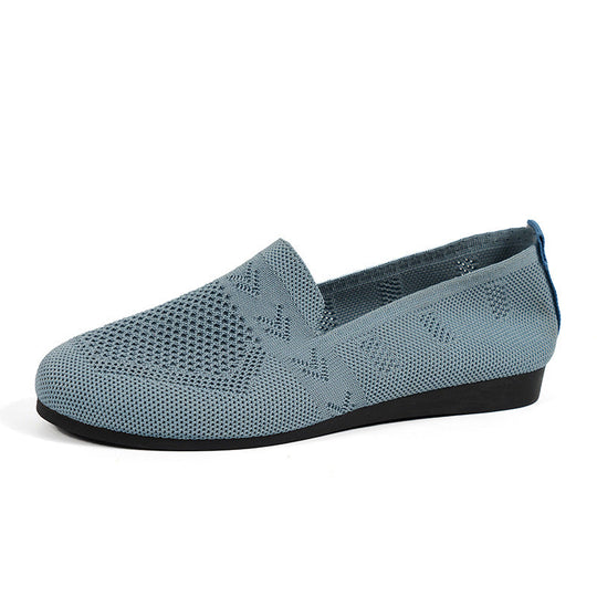 Damen Atmungsaktive Slip-On Sneakers mit flexiblem Strickdesign - Arvani