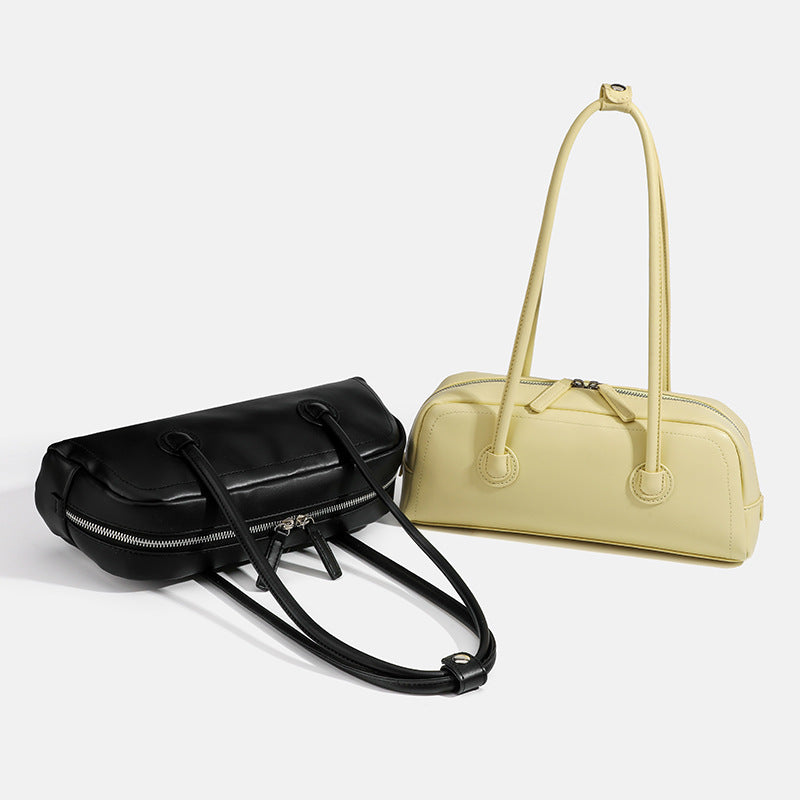 Damen Handtasche mit elegantem, minimalistischen Design und praktischem Reißverschluss Nord Taschen