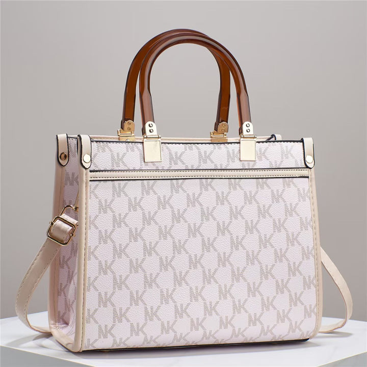 Damen Umhängetasche mit elegantem Muster und praktischen Fächern Nord Taschen