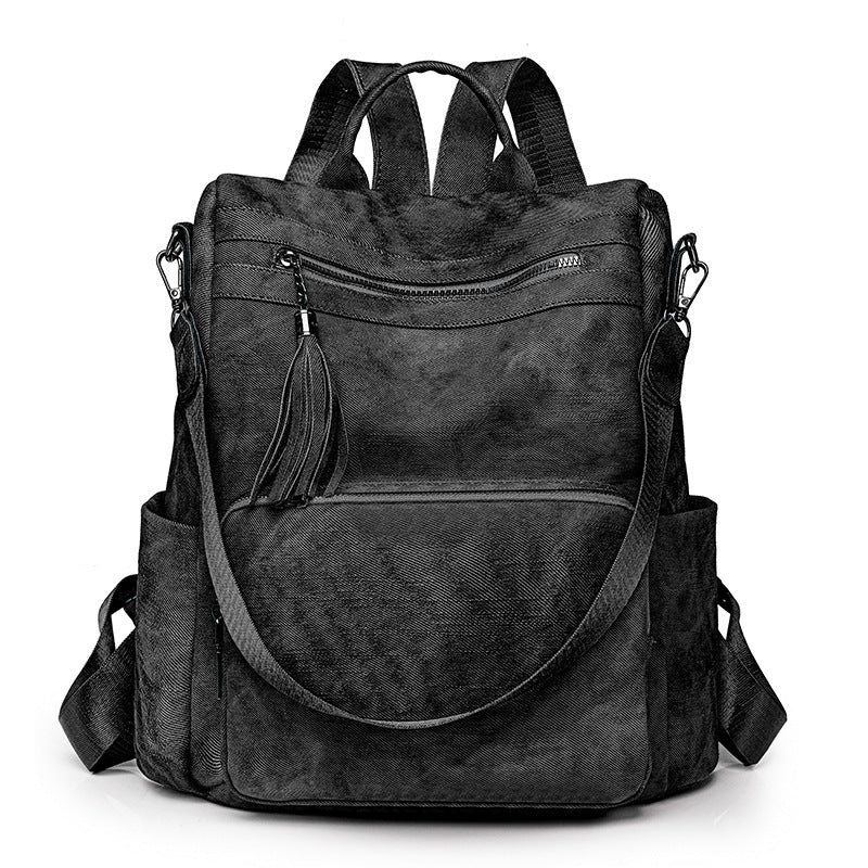 Damen Rucksack mit stilvollen Quasten und praktischen Fächern Nord Taschen