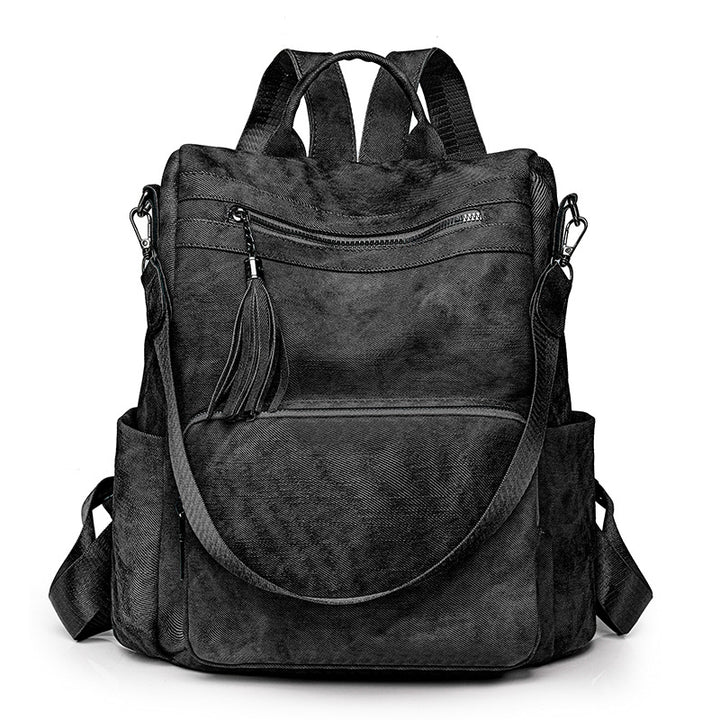 Damen Rucksack mit stilvollen Quasten und praktischen Fächern Nord Taschen