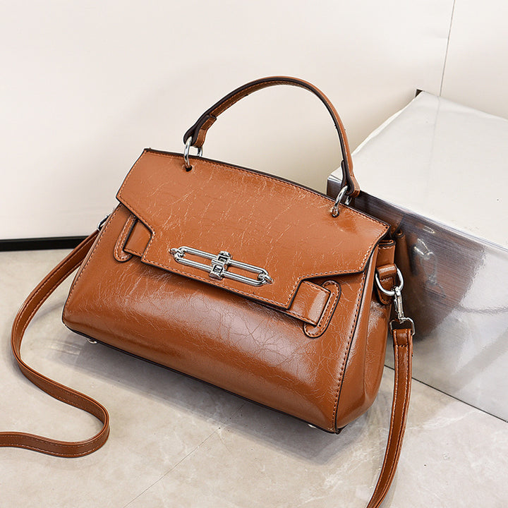 Damen elegante Umhängetasche mit hochwertigem Leder und verstellbarem Tragegurt Nord Taschen