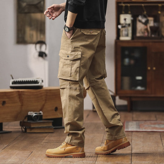 Herren Cargo-Hose mit verstärkten Kniepartien und Multifachtaschen Nord Taschen