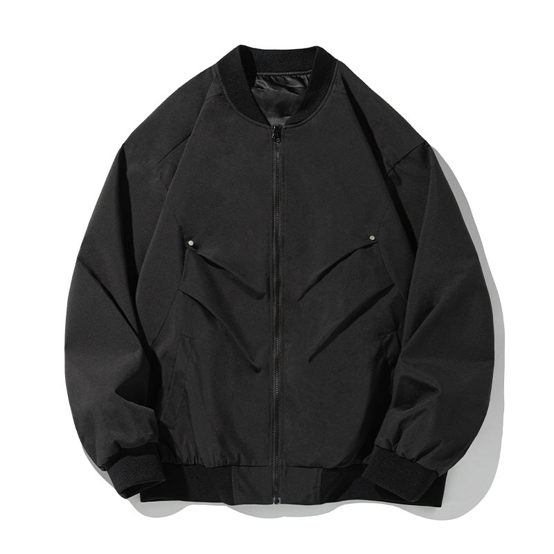 Unisex Oversize-Bomberjacke im Utility-Look mit Stehkragen und verdeckten Pattentaschen Nord Taschen