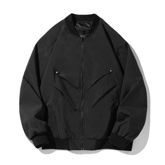 Unisex Oversize-Bomberjacke im Utility-Look mit Stehkragen und verdeckten Pattentaschen Nord Taschen