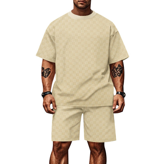 Herren lässiges Kurzarm-Set mit bequemer Passform und stylischem Design