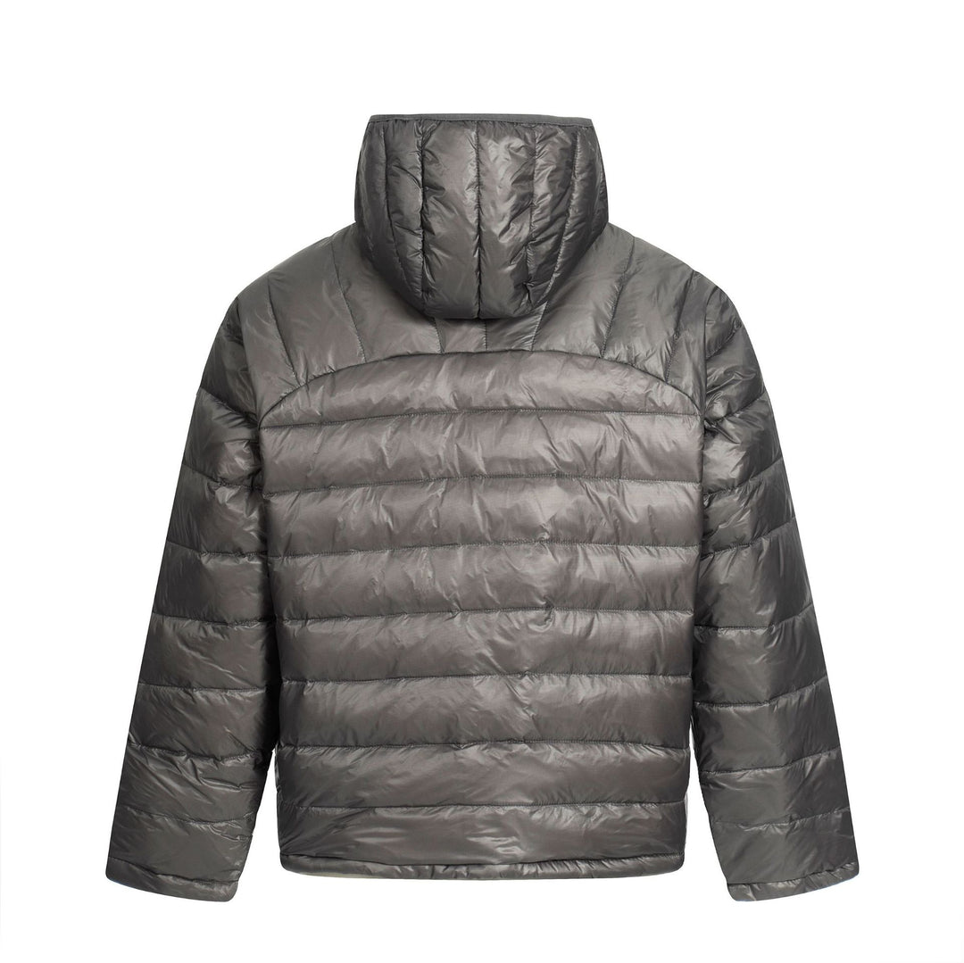 Herren Kurz geschnittener wattierter Halb-Zip Puffer mit Stehkapuze und ultraleichter Isolierung Nord Taschen